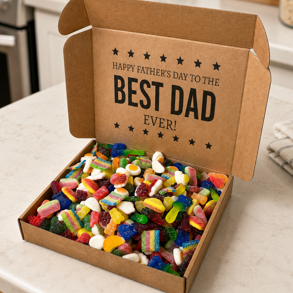 Happy Father's Day To The Best Dad Ever - Sweet Box - Choice of Sweets