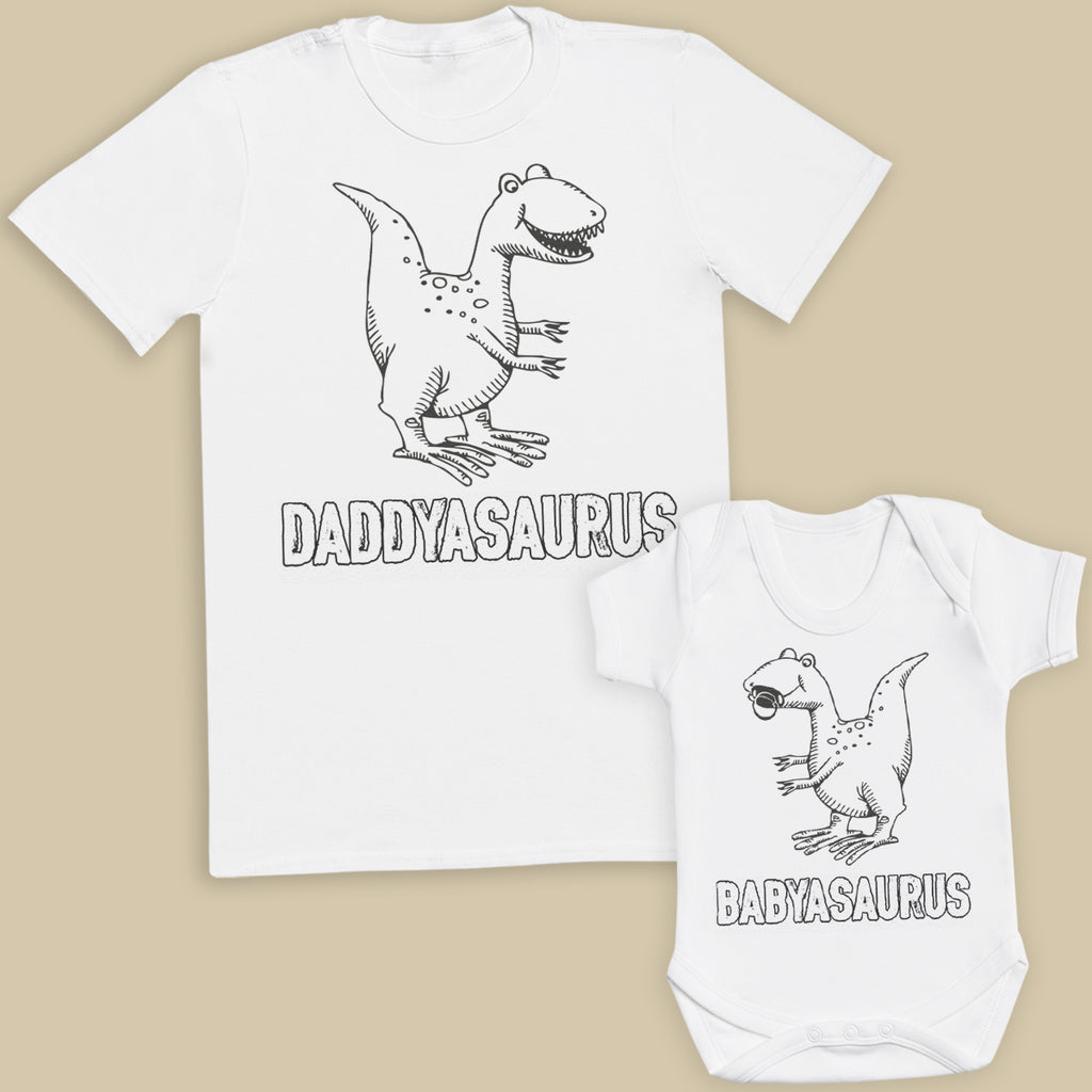 Babyasaurus Baby Gift Set - Matching Gift Set - Baby Bodysuit