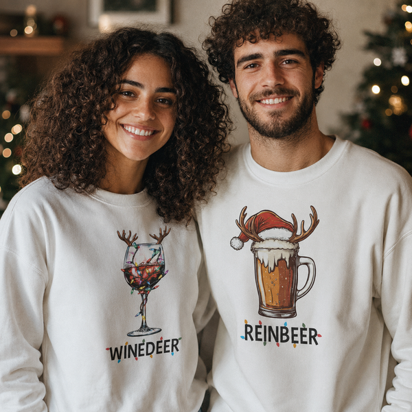 Reinbeer Winedeer - Weihnachtspullover Sweatshirts - Alle Größen