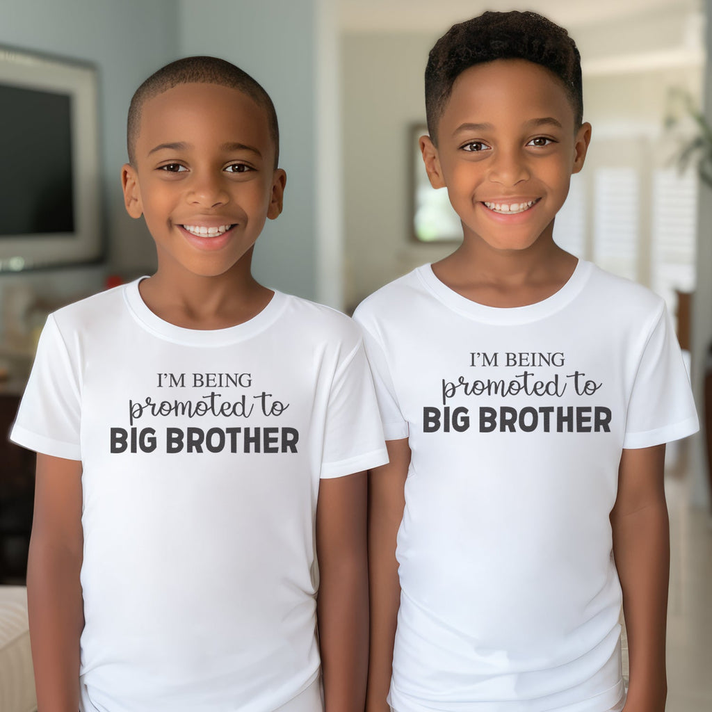 Being Promoted To Big Brother - Matching Brothers Set - Matching Sets - 0M upto 14 years - (Sold Separately)