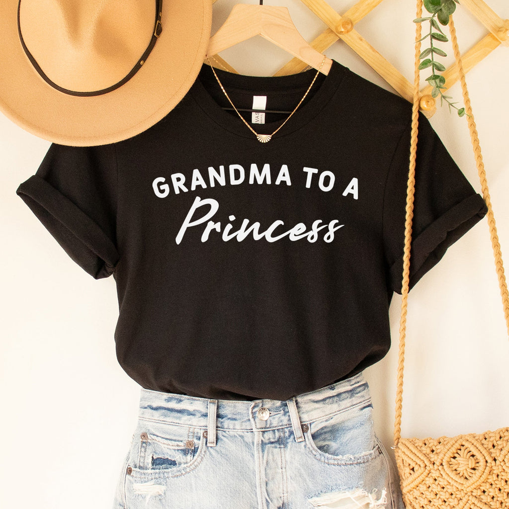 Grandma To A Princess - Womens T-Shirt - Grandma T-Shirt