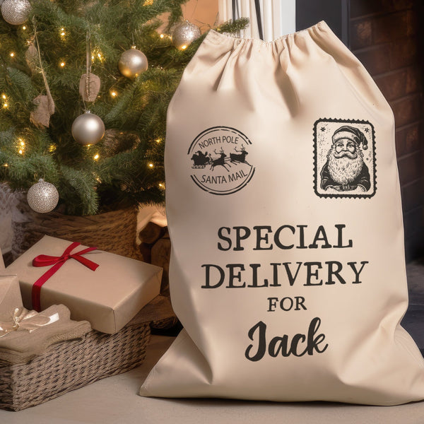 Personalised Santa Post Office Stamp & Special Delivery For... Chris