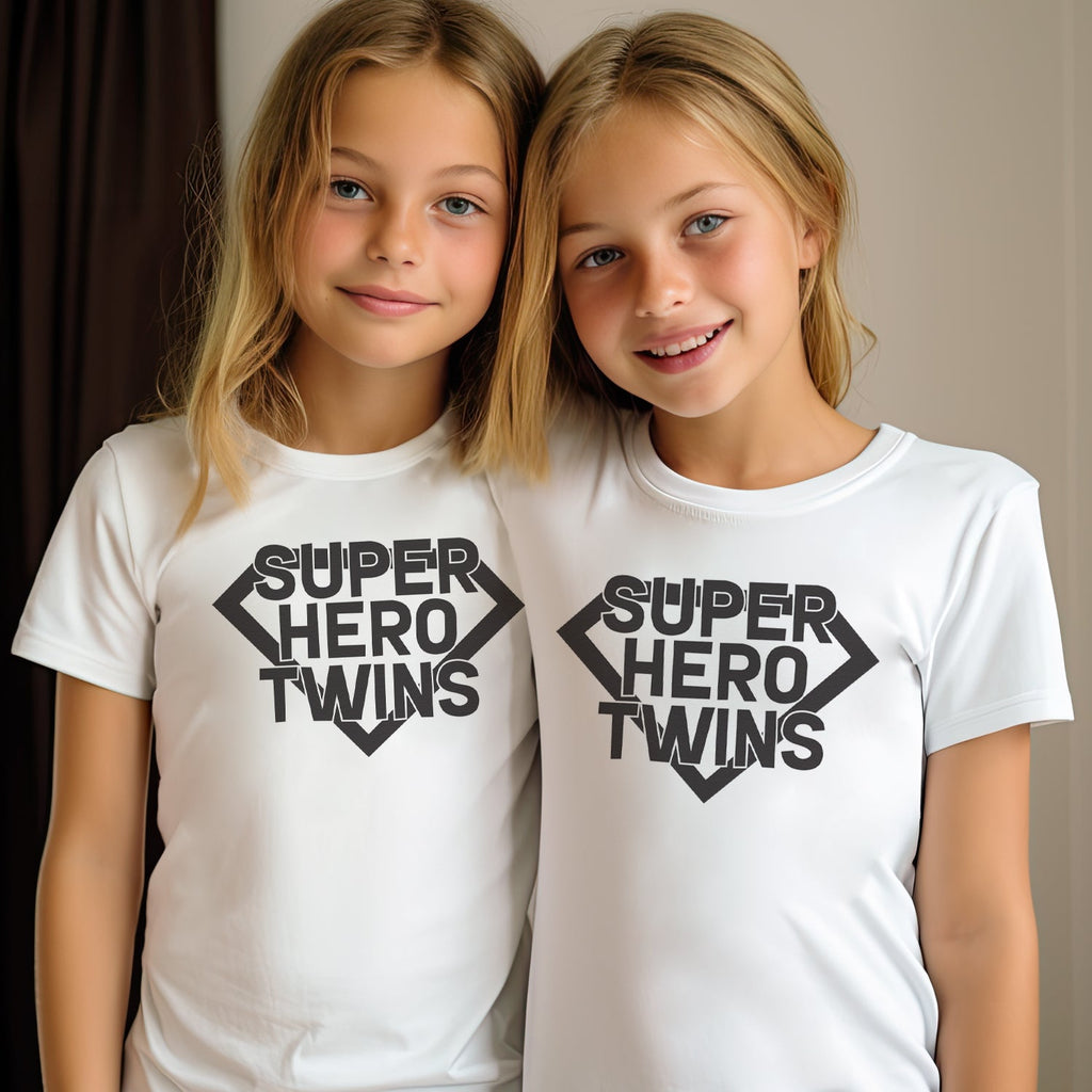 Super Hero Twins - Twin Set - Selection of Clothing Set - (0M to 14 yrs)