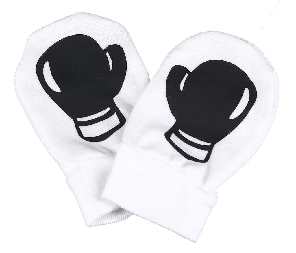 Boxing Gloves Design 100% Cotton Scratch Mittens - The Gift Project