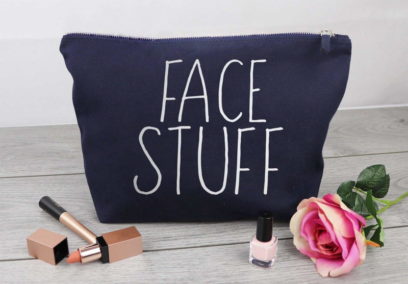 Face Stuff - Canvas Accessory Make Up Bag