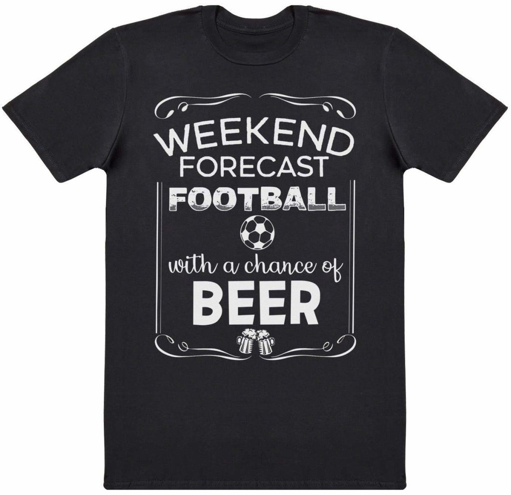 Weekend Forecast Football Beer - Mens T-Shirt - The Gift Project