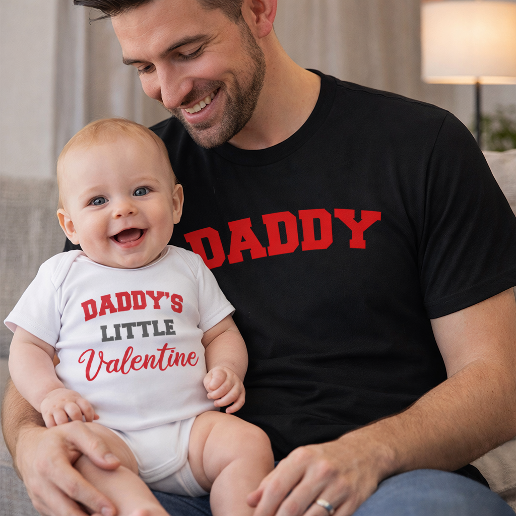 Mum, Dad & Baby Valentine's Matching