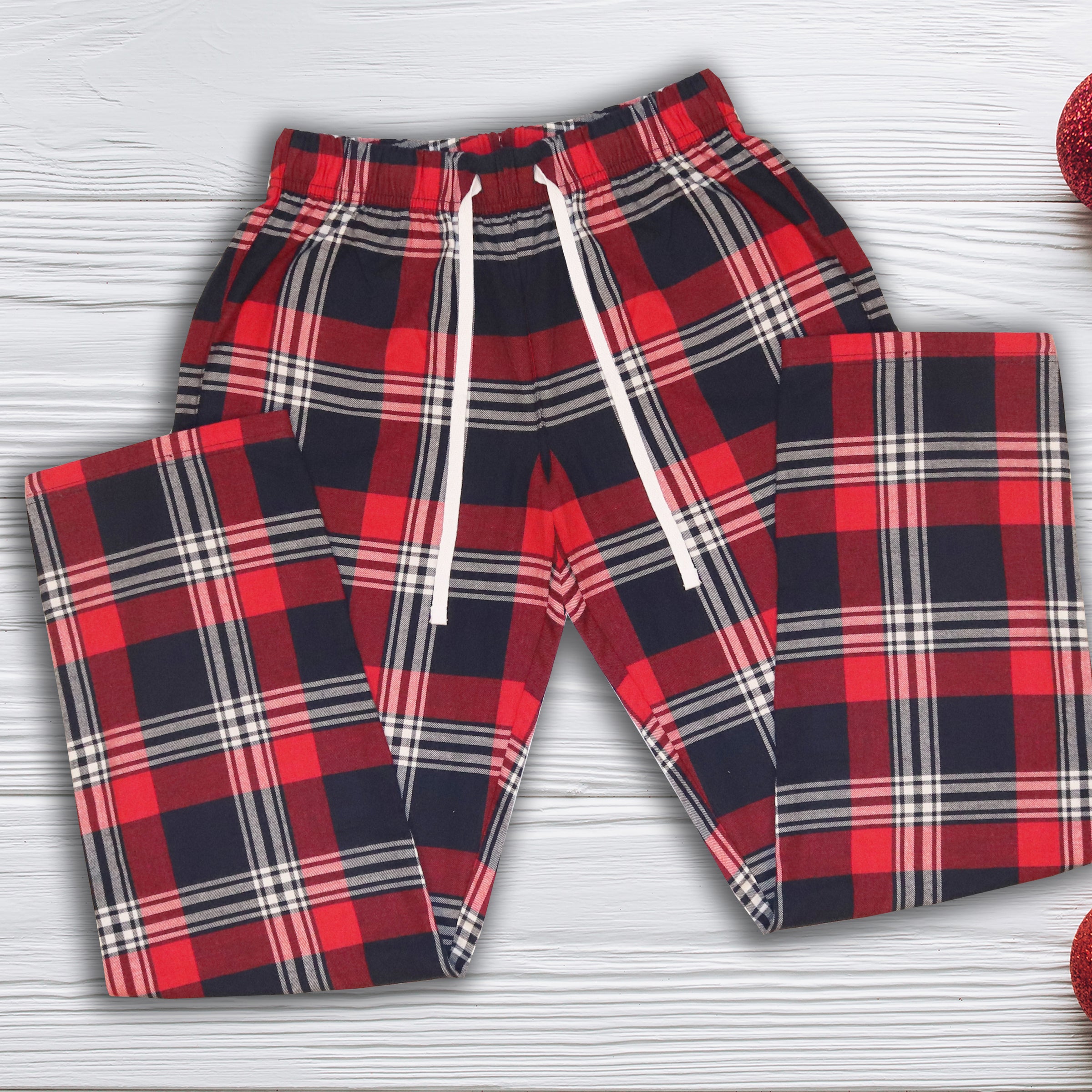 Matching Size Tartan PJ Bottoms