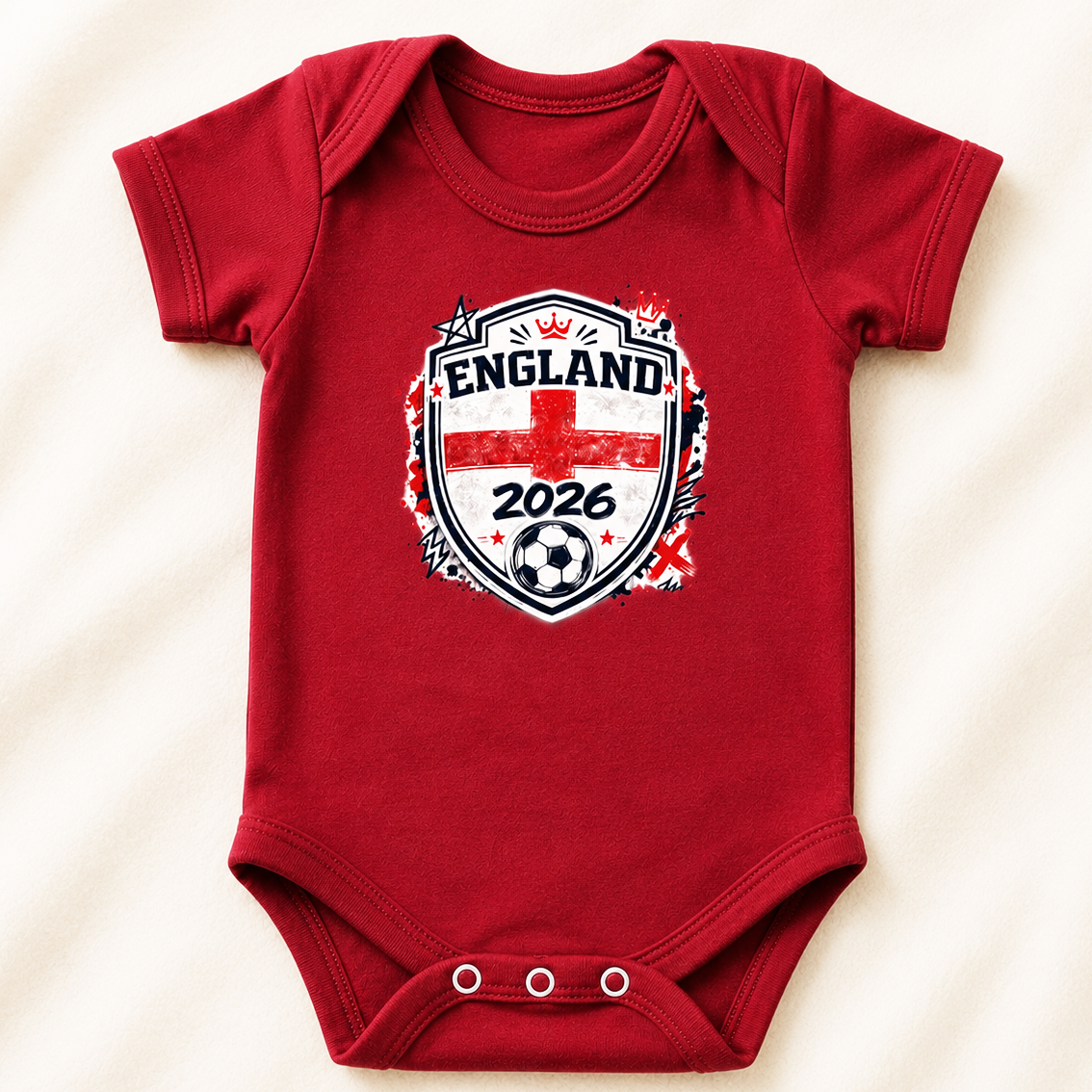 Street Style Baby England Flag Badge - All Sizes