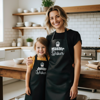 Master Baker & Junior Baker - Adult & Kids Aprons - (Sold Separately)