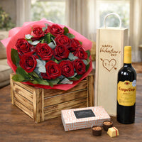Valentine's Day Hamper with choice of drink