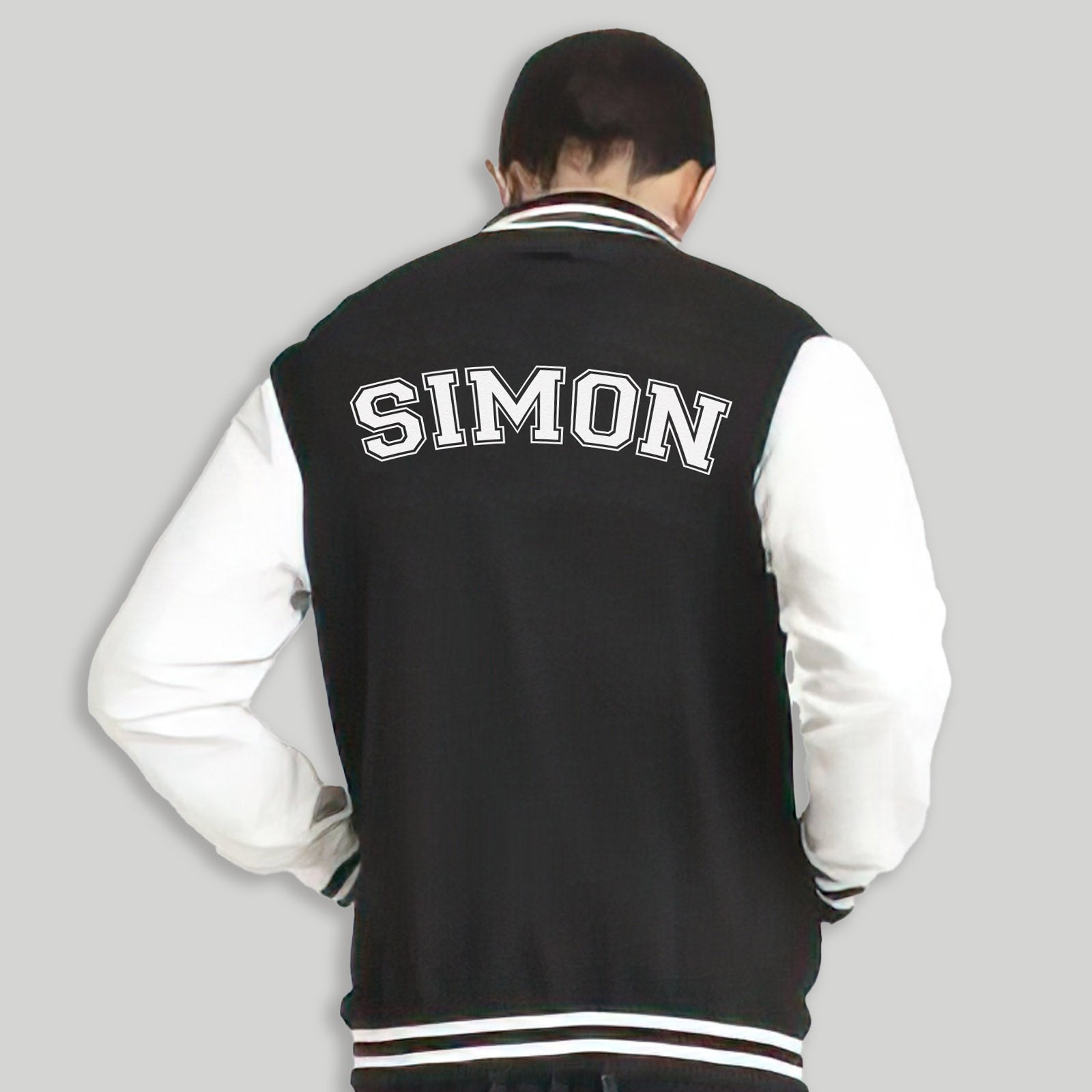 Back Personalised Varsity Jackets Fully PERSONALISED Varsity