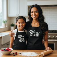 Mum's Kitchen & Mum's Little Helper - Womens & Kids Aprons - (Sold Separately)