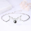 Noble and Fashionable Angel Wings Projection Gem Bracelet - Photo Projection Unique Gift