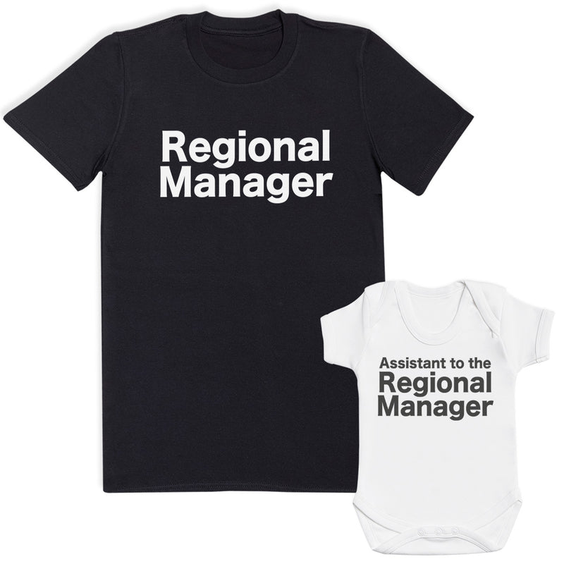 Assistant To The Regional Manager - T-Shirt & Bodysuit / T-Shirt - (Sold Separately)