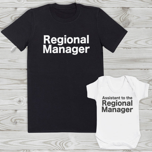 Assistant To The Regional Manager - T-Shirt & Bodysuit / T-Shirt - (Sold Separately)