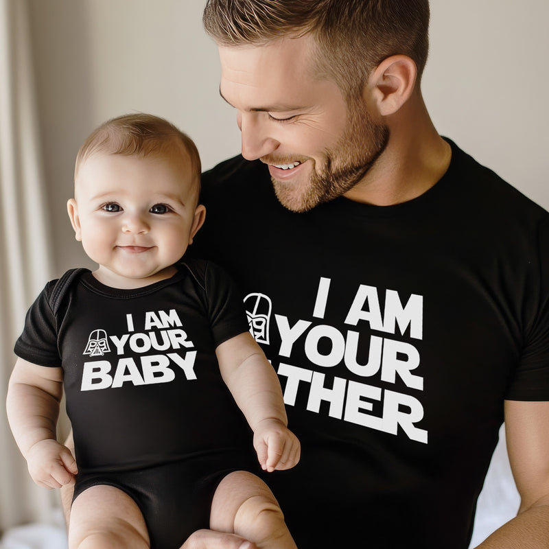 I Am Your Father & Baby - Baby / Kids T-Shirt & Men's T-Shirt - (Sold Separately)