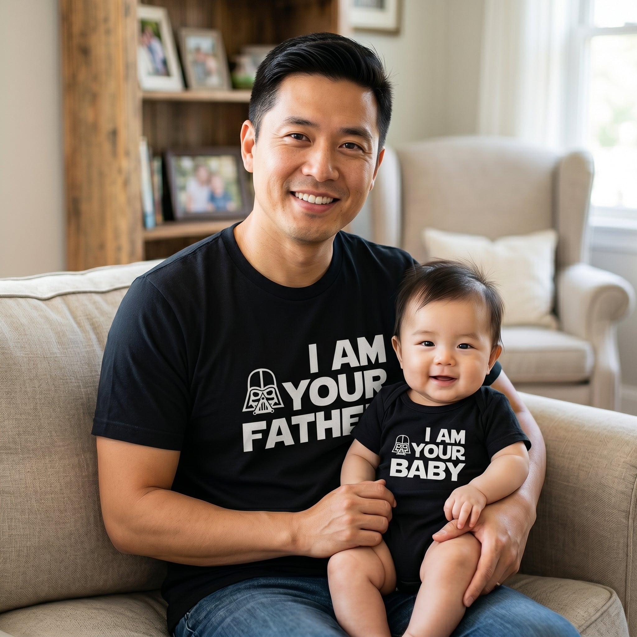 I Am Your Father & Baby - Baby / Kids T-Shirt & Men's T-Shirt - (Sold Separately)