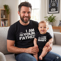 I Am Your Father & Baby - Baby / Kids T-Shirt & Men's T-Shirt - (Sold Separately)