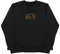 MEH. - Leopard Print - Huge Oversized Comfy Original Sweater from Huge Hoods