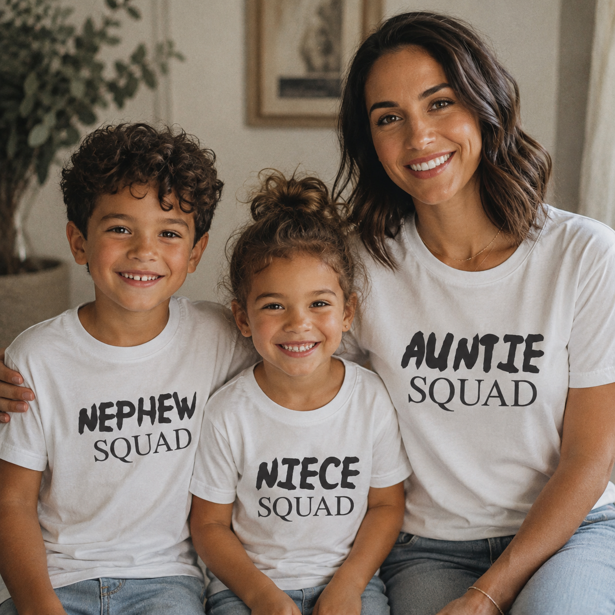 Nephew, Niece & Auntie Squad - Aunty Matching Set - (Sold Separately)