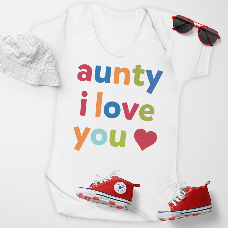 Aunty I Love You - Baby Bodysuit