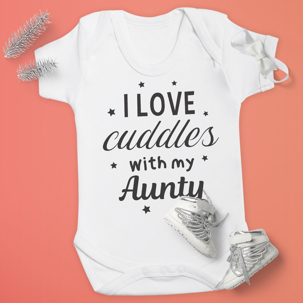 I Love My Cuddles With My Aunty - Baby Bodysuit