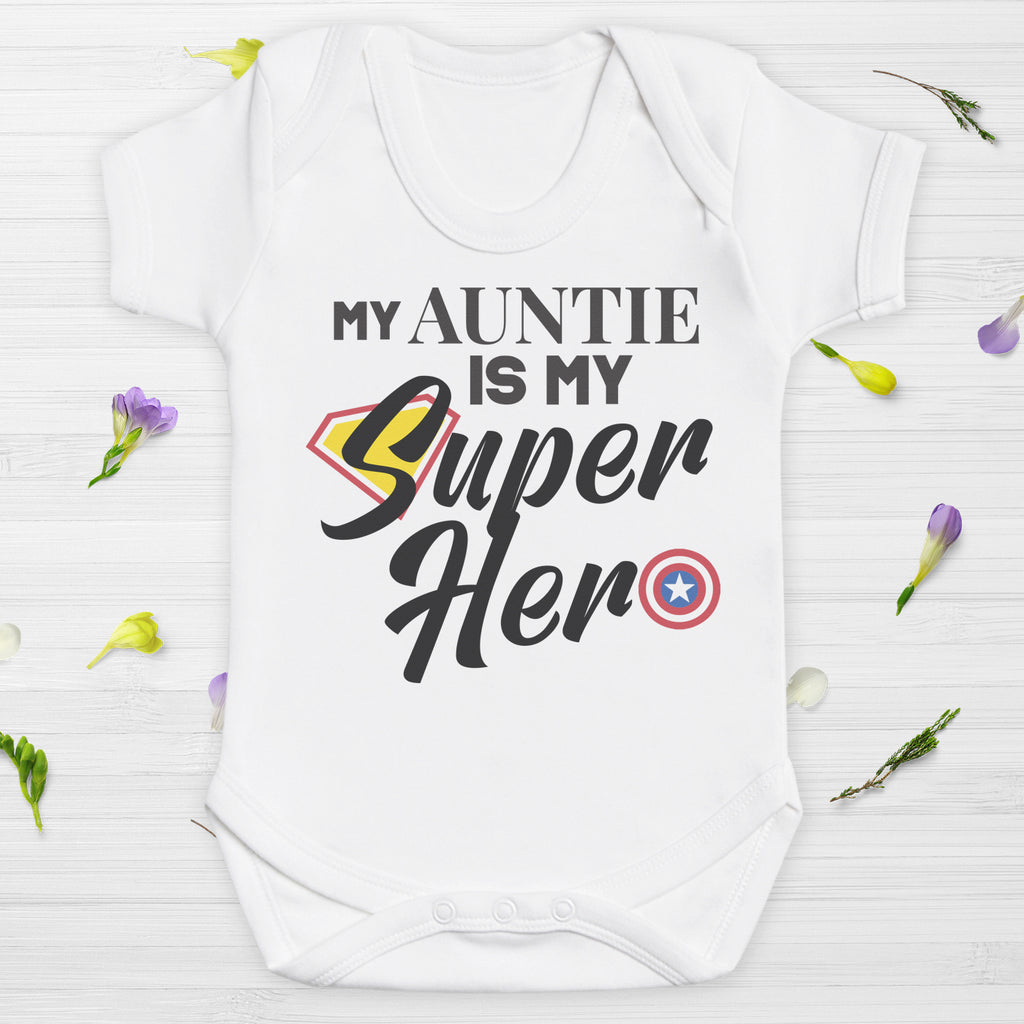 My Auntie Is My Super Hero - Baby Bodysuit