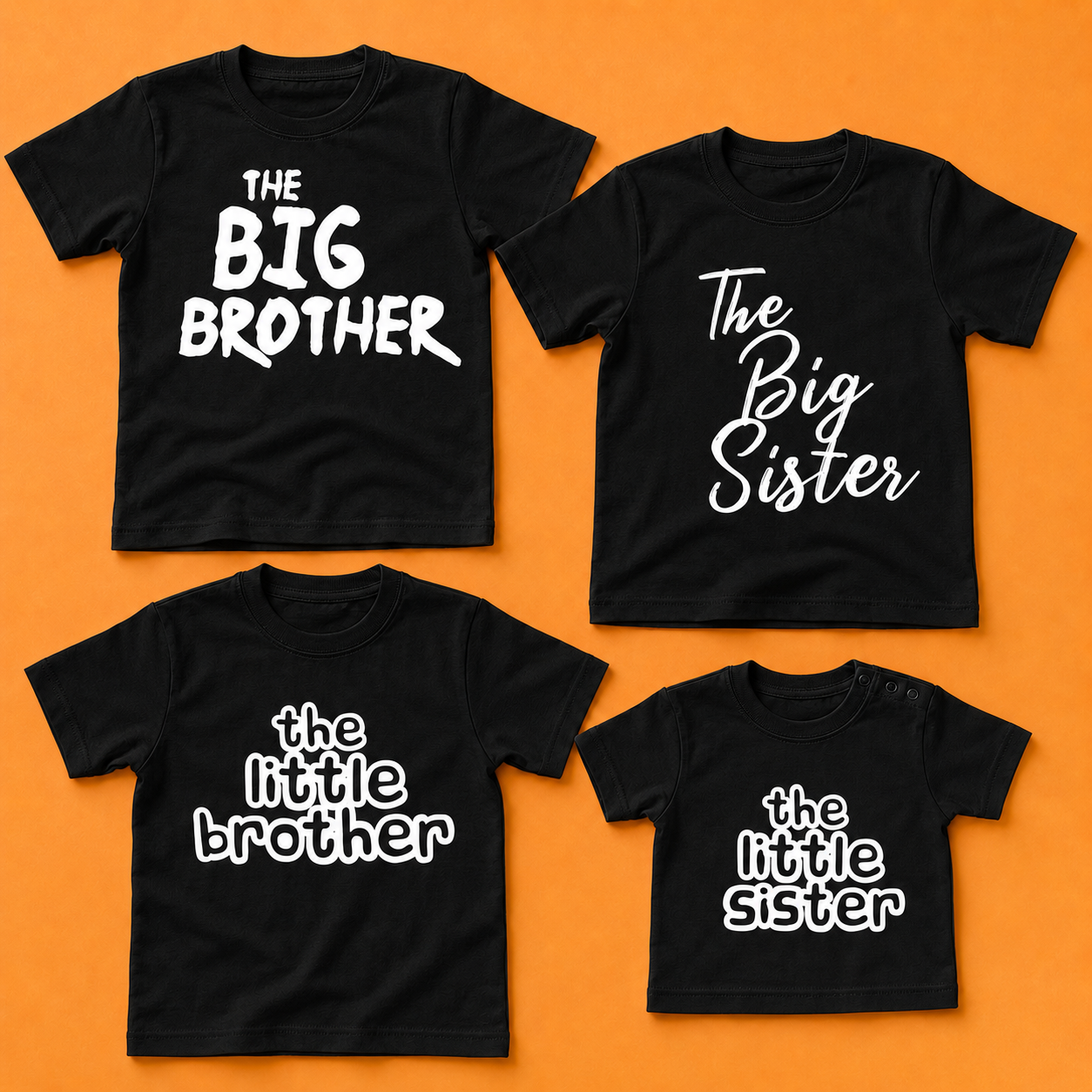 The Big & Little Brother Sister - Matching Sisters & Brother Set - 0M upto 14 years - (Sold Separately)