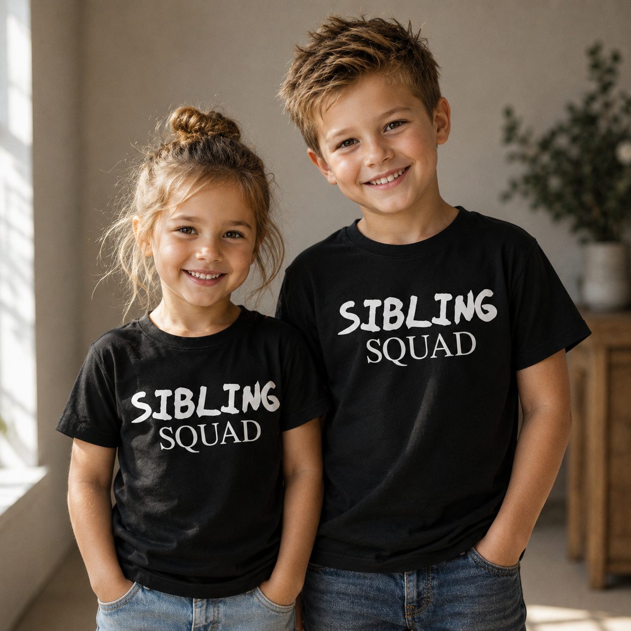Sibling Squad - Matching Sisters & Brother Set - 0M upto 14 years - (Sold Separately)