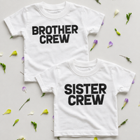 Sister & Brother Crew - Matching Sisters & Brother Set - 0M upto 14 years - (Sold Separately)