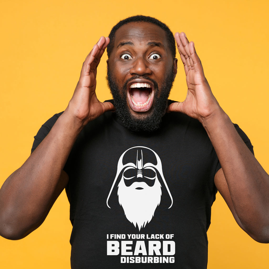 Lack Of Beard Disturbing - Mens T-Shirt