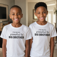 Being Promoted To Big Brother - Matching Brothers Set - Matching Sets - 0M upto 14 years - (Sold Separately)