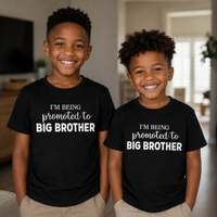 Being Promoted To Big Brother - Matching Brothers Set - Matching Sets - 0M upto 14 years - (Sold Separately)