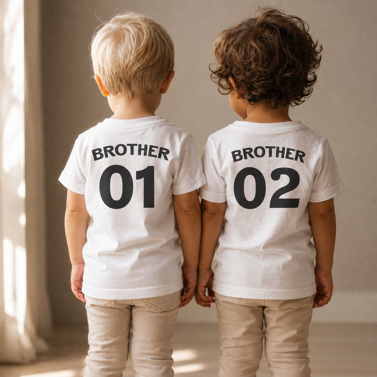 Brother 01 02 - Matching Brothers Set - Matching Sets - 0M upto 14 years - (Sold Separately)