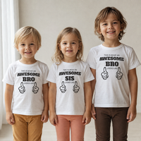 Awesome Brother & Sister - Matching Sisters & Brother Set - 0M upto 14 years - (Sold Separately)