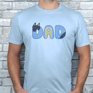 Bluey Dad - Mens T-Shirt - Dads T-Shirt