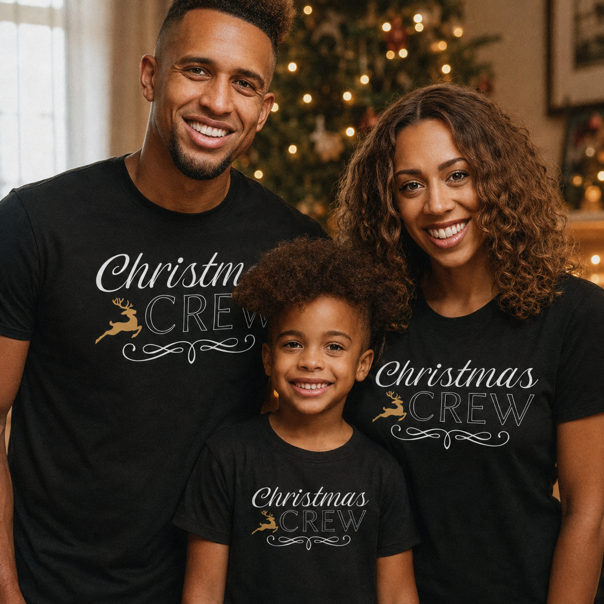 Christmas Crew – Passende Weihnachtsoberteile für die ganze Familie – Erwachsene, Kinder und Babys – (separat erhältlich)