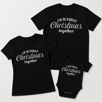 First Christmas Together - Family Matching Christmas Tops - (Sold Separately)