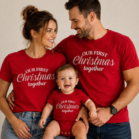 First Christmas Together - Family Matching Christmas Tops - (Sold Separately)