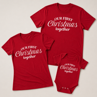 First Christmas Together - Family Matching Christmas Tops - (Sold Separately)