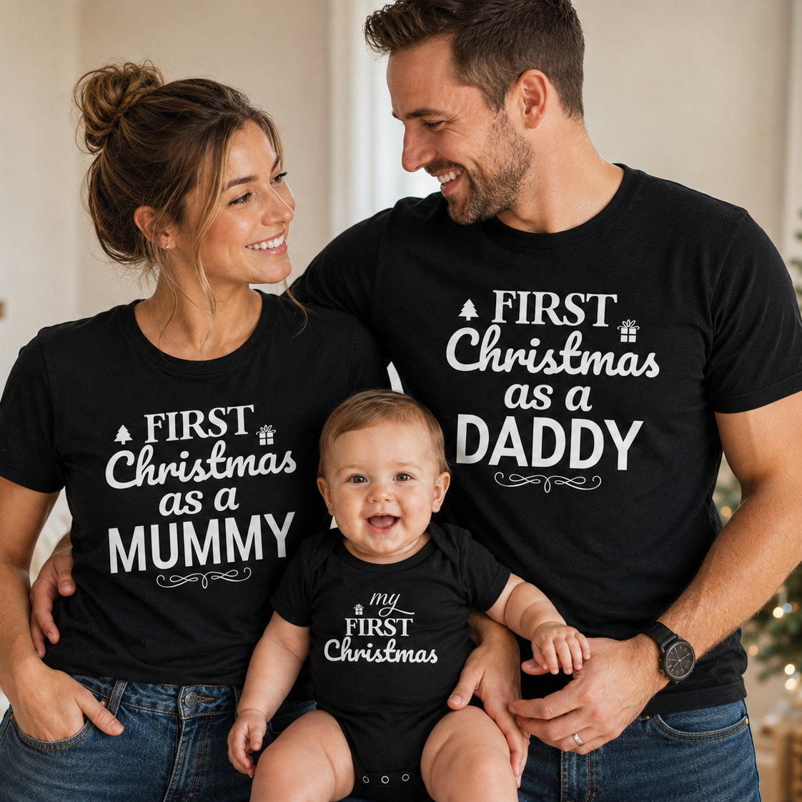 First Christmas - Family Matching Christmas Tops - (Sold Separately)
