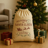PERSONALISED Delivered By Santa Claus - Christmas Santa Sack