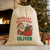 PERSONALISED Name Special Delivery - Christmas Santa Sack