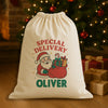 PERSONALISED Name Special Delivery - Christmas Santa Sack