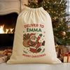 PERSONALISED Deliver To Merry Christmas - Christmas Santa Sack