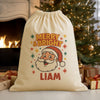 PERSONALISED Merry & Bright - Christmas Santa Sack