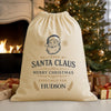 PERSONALISED Delivered By Santa Claus Especially For - Christmas Santa Sack
