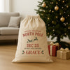 PERSONALISED Special Delivery North Pole Dec 25 - Christmas Santa Sack
