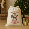 PERSONALISED Delivered By Santa Merry Christmas - Christmas Santa Sack